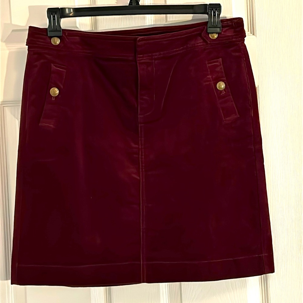 NWOT Talbots corduroy mini skirt